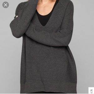Athleta Merino V-beck sweater
